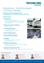 Flyer Kranservice Essen